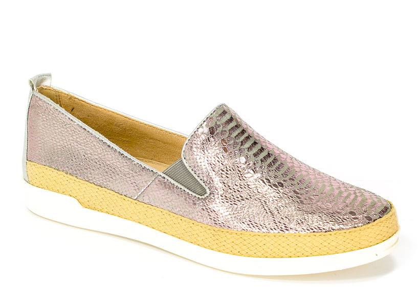 Baleriny Caprice 9-24201-28 209 Grey Reptile