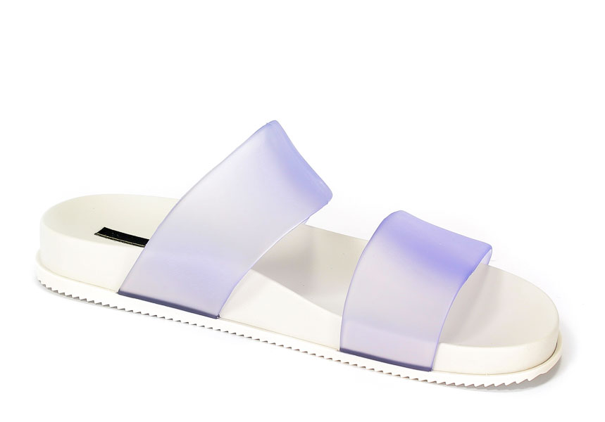 Klapki Damskie Letnie Melissa M31613-50667 Clear-White