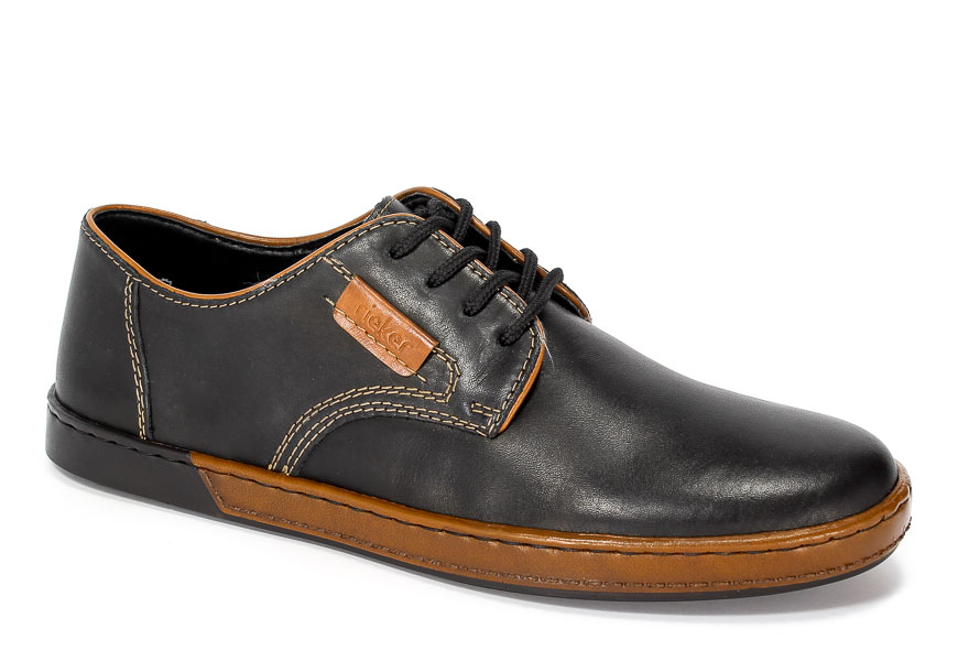 Półbuty Rieker B2822-00 Black