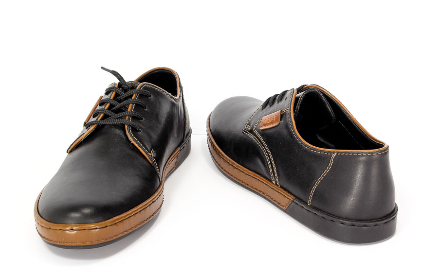 Półbuty Rieker B2822-00 Black