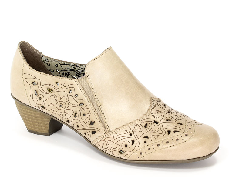 Półbuty letnie Rieker 41757-60 Beige
