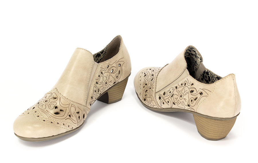 Półbuty letnie Rieker 41757-60 Beige