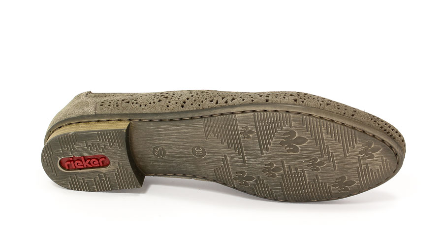 Półbuty letnie Rieker 51976-42 Grey
