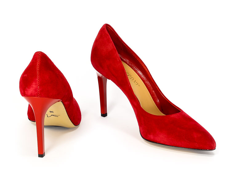 Czółenka Visconi 7250391-817 Rosso Wel