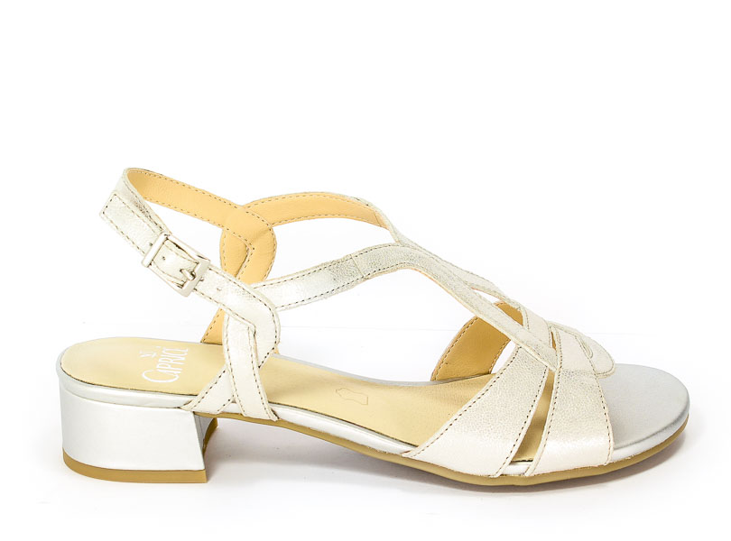 Sandały letnie Caprice 9-28201-28 920 Silver metal