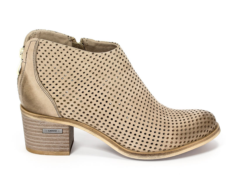 Botki Carinii letnie  B3016/M-H70-000-000-861 Szary