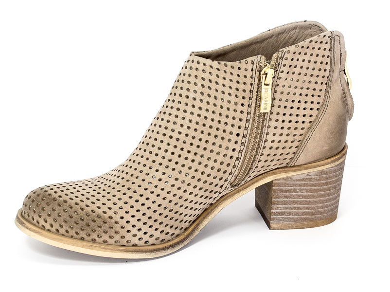 Botki Carinii letnie  B3016/M-H70-000-000-861 Szary