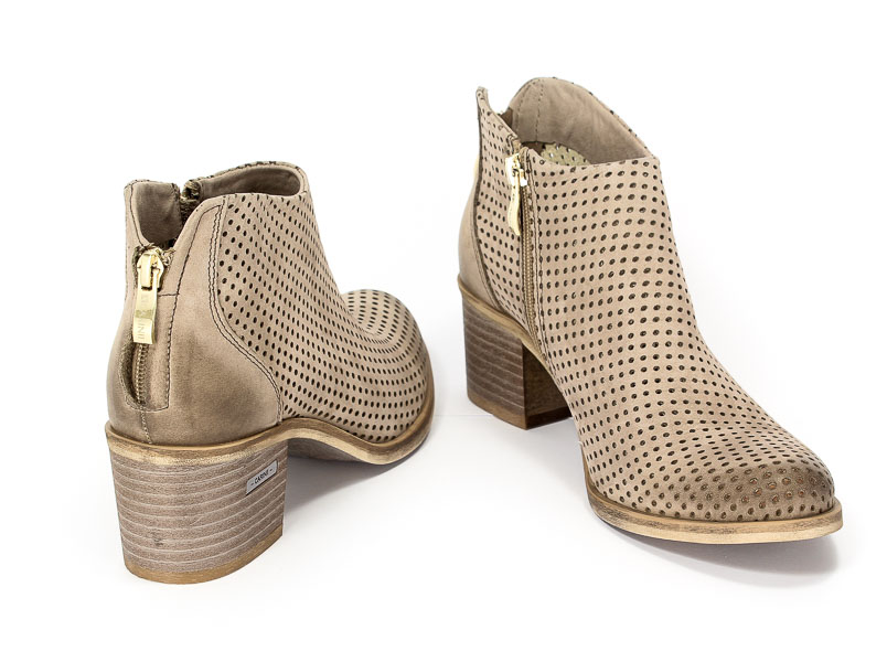 Botki Carinii letnie  B3016/M-H70-000-000-861 Szary