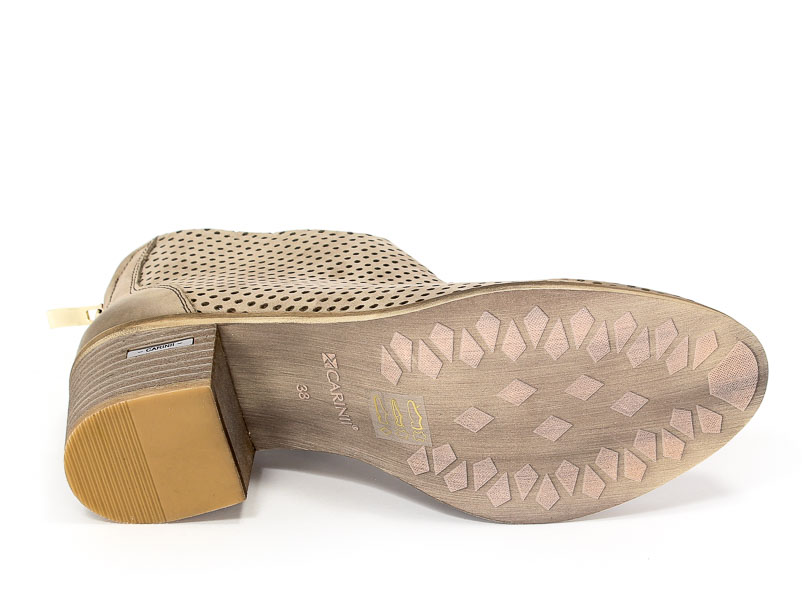 Botki Carinii letnie  B3016/M-H70-000-000-861 Szary