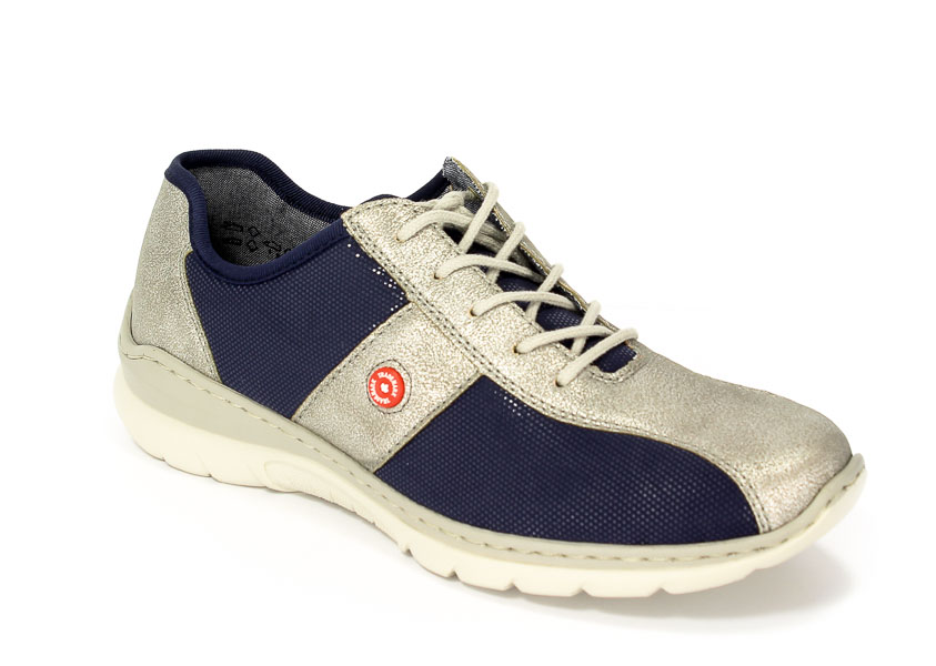 Półbuty Rieker L3218-40 Blue comb