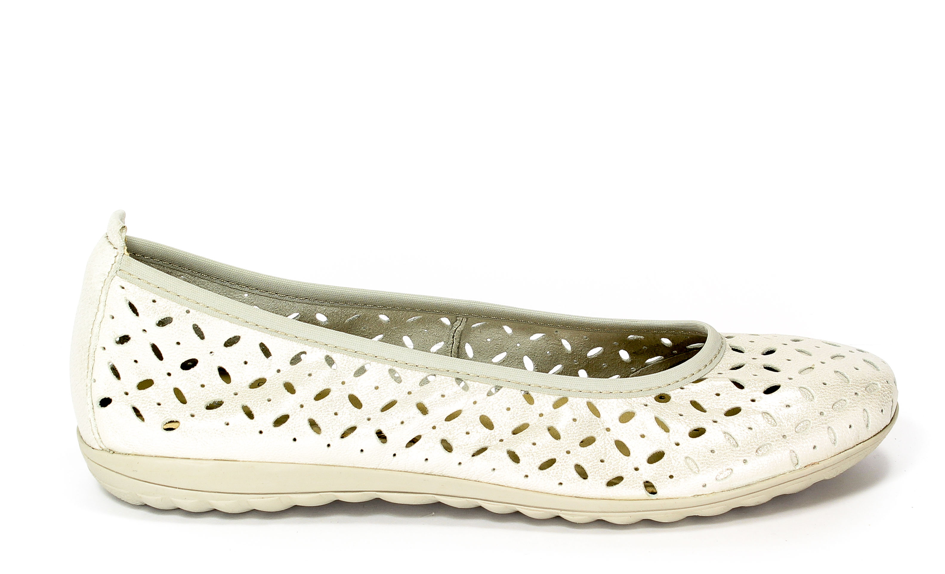 Baleriny Letnie Caprice  9-22154-28 920 Silver Metal