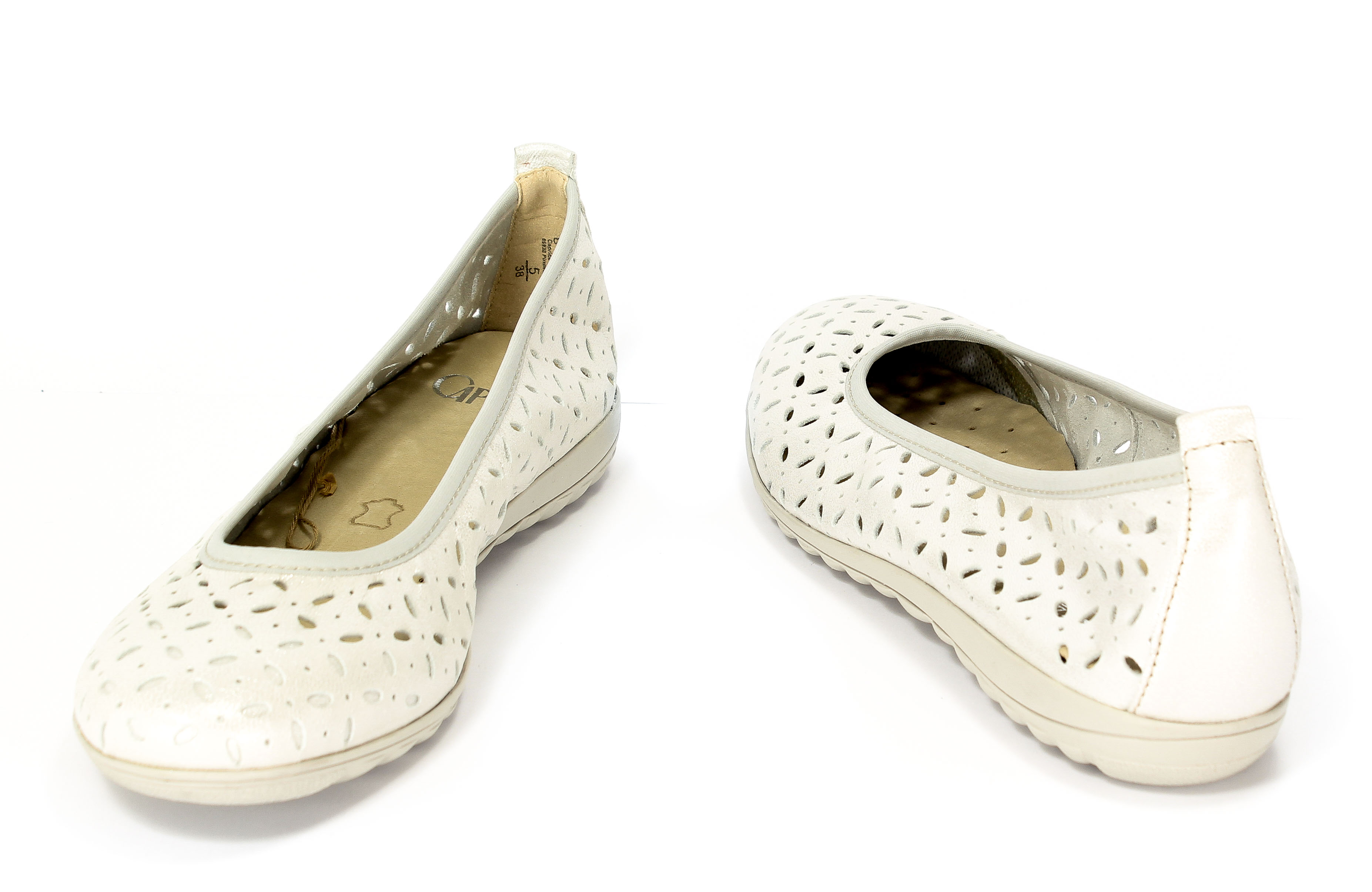 Baleriny Letnie Caprice  9-22154-28 920 Silver Metal