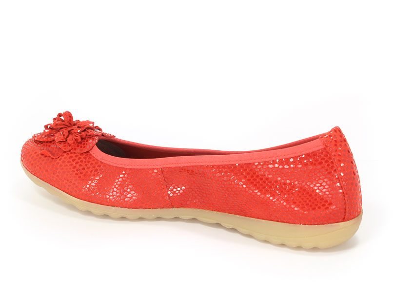 Baleriny Caprice 9-22153-28 522 Red Reptile 