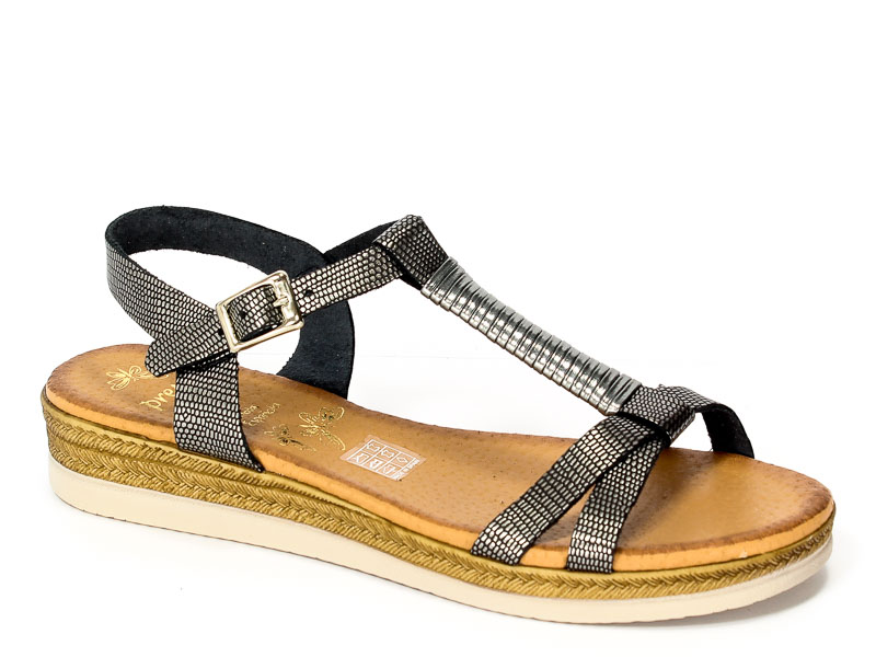 Sandały Letnie Presso 3450 4-3450(R.M.Negro/Plomo ) 