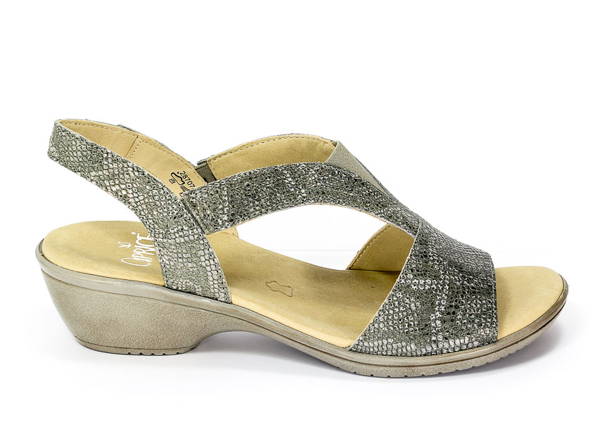 Sandały letnie Caprice 9-28707-28 209 Grey reptile
