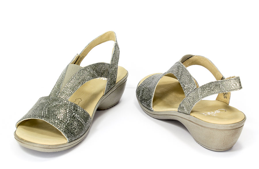 Sandały letnie Caprice 9-28707-28 209 Grey reptile