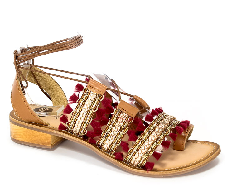Sandały Letnie GiosEppo 40462-05 Tixae Red