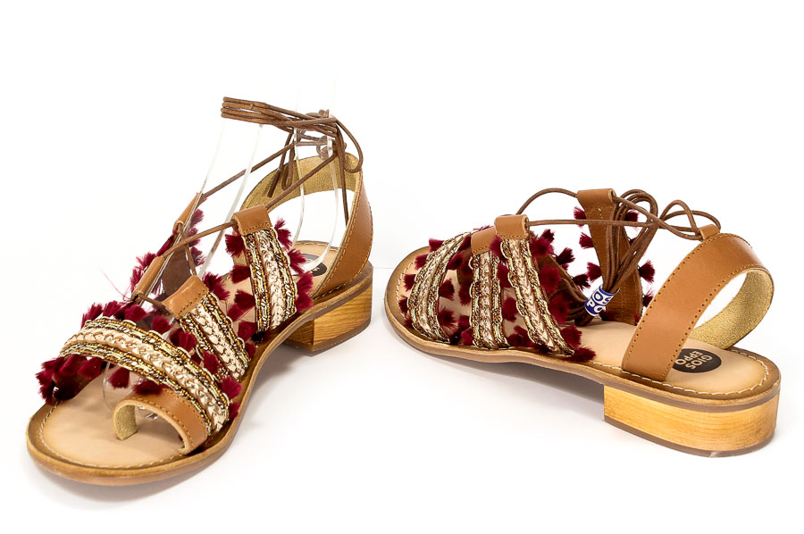 Sandały Letnie GiosEppo 40462-05 Tixae Red