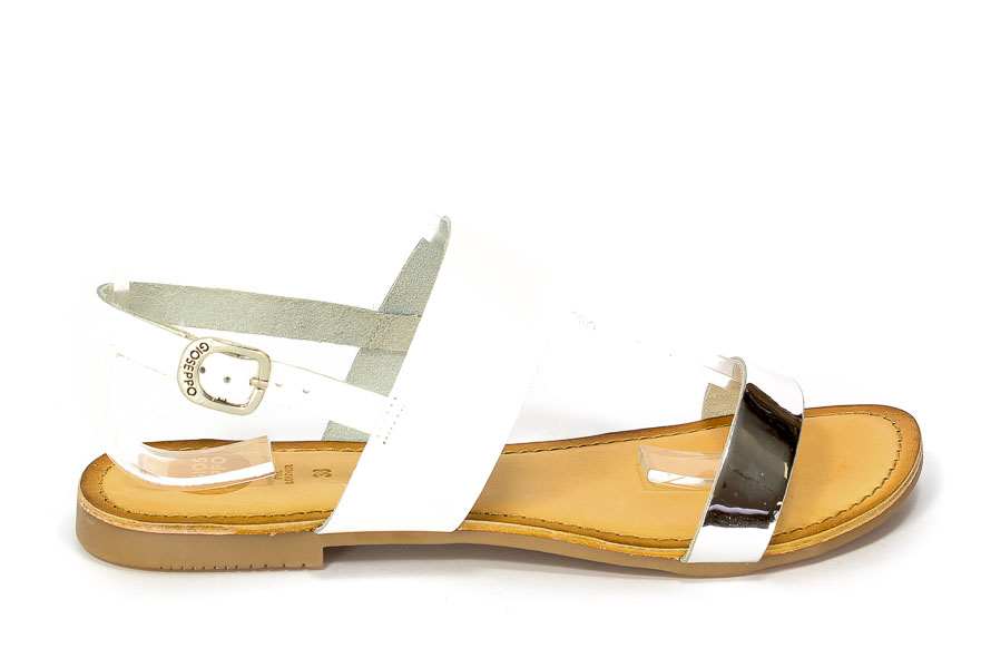 Sandały Letnie GiosEppo 40526-01 Ciana White/Silver