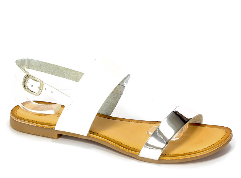 Sandały Letnie GiosEppo 40526-01 Ciana White/Silver