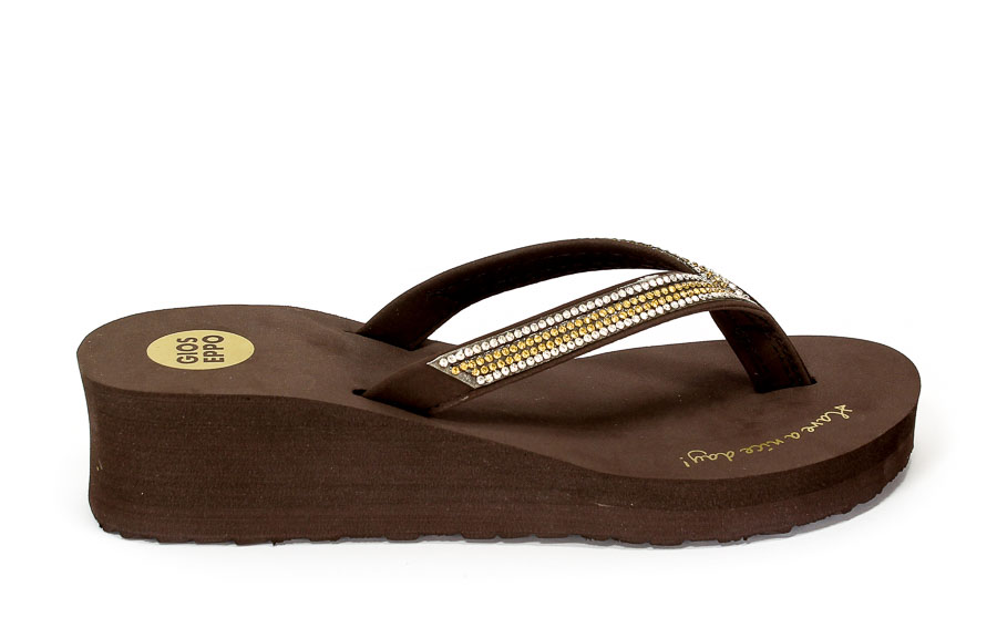 Klapki Letnie GiosEppo 39497 Grazia Chocolate