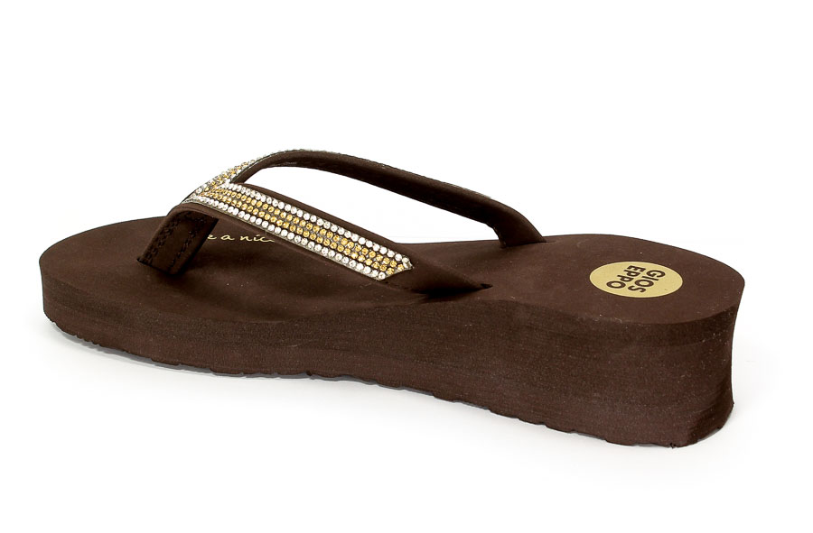 Klapki Letnie GiosEppo 39497 Grazia Chocolate