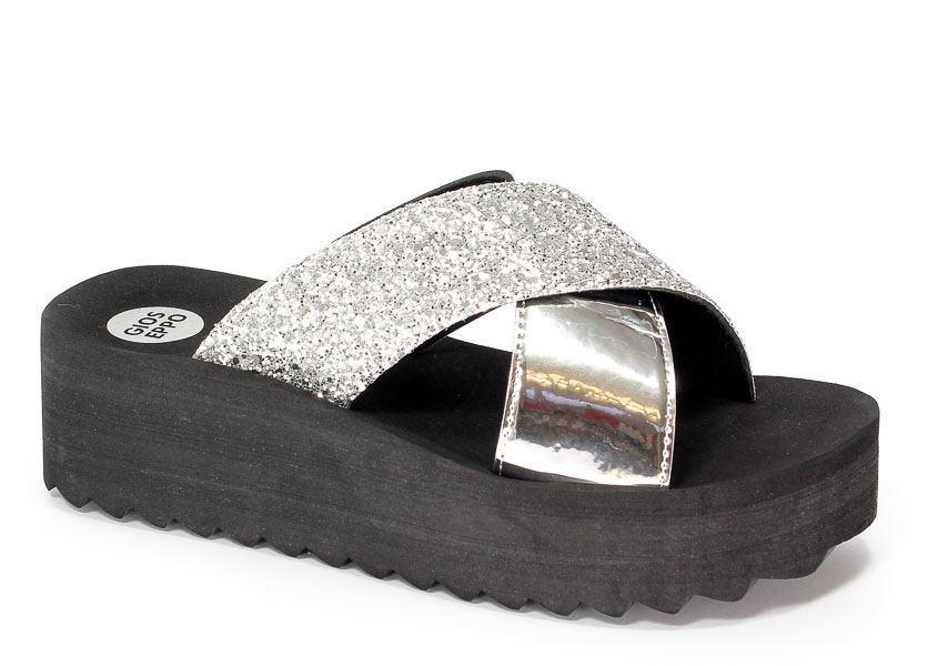 Klapki Letnie GiosEppo 39485 Laurisa Silver