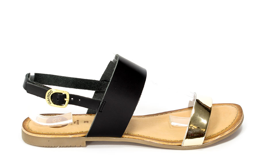 Sandały Letnie GiosEppo 40526-02 Ciana Black/Gold