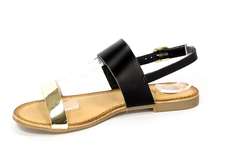 Sandały Letnie GiosEppo 40526-02 Ciana Black/Gold