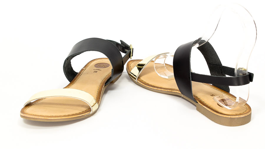 Sandały Letnie GiosEppo 40526-02 Ciana Black/Gold
