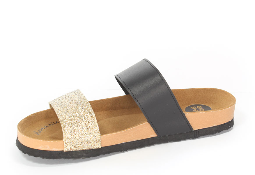 Klapki Letnie GiosEppo 38193 Jellyfish Gold/Black