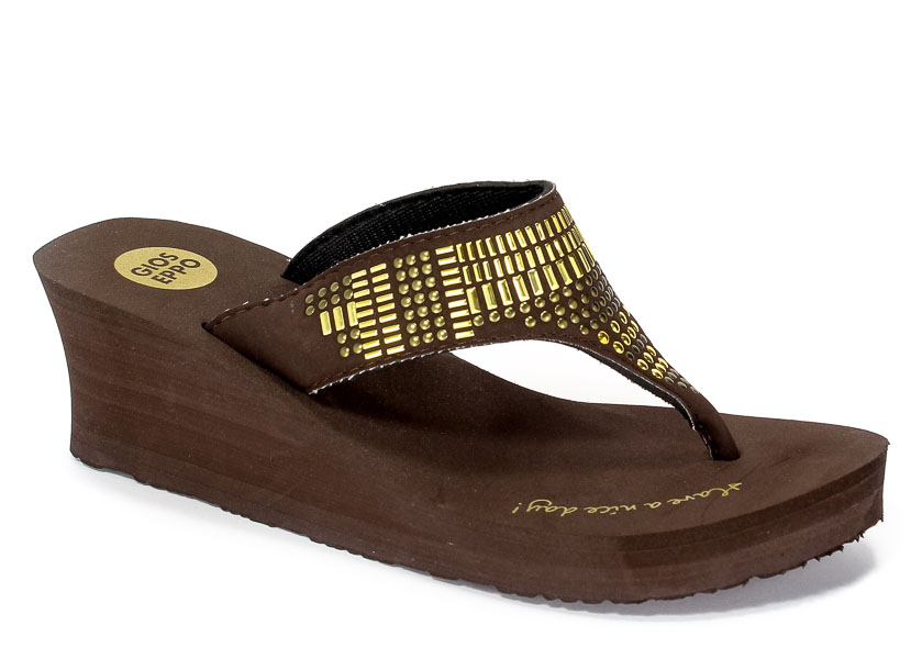 Klapki Letnie GiosEppo 39455 Vittoria Chocolate