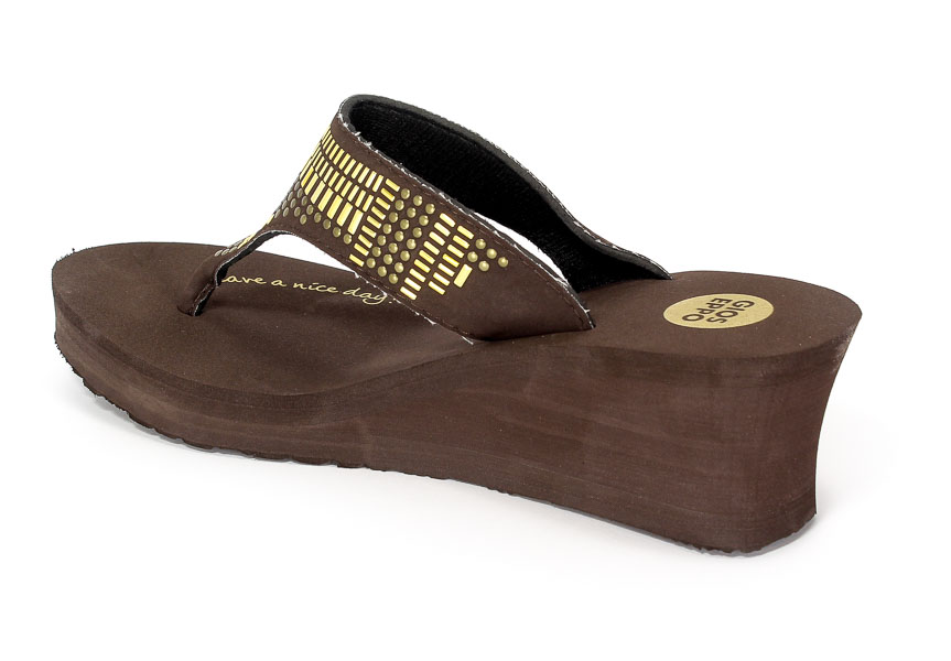 Klapki Letnie GiosEppo 39455 Vittoria Chocolate
