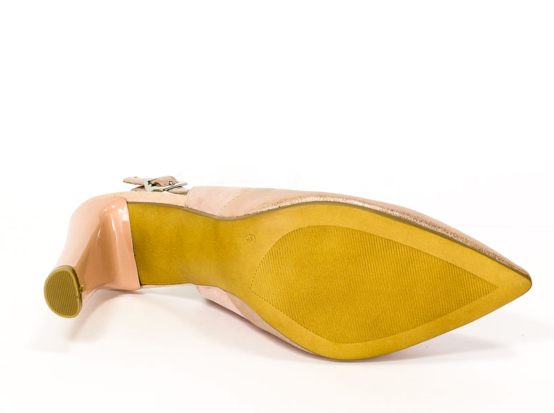 Czółenka letnie Caprice 9-29604-28 518 Rose Met. Comb