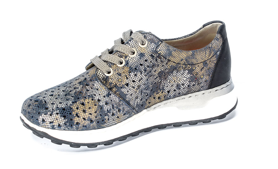Półbuty Letnie Rieker N0016-90 Blue