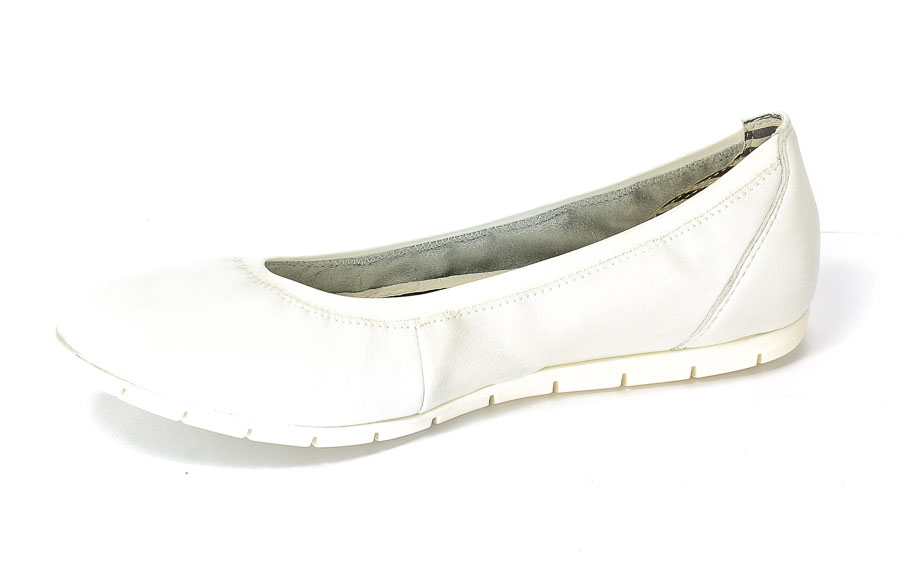 Baleriny Tamaris 1-22109-28 117 White Leather