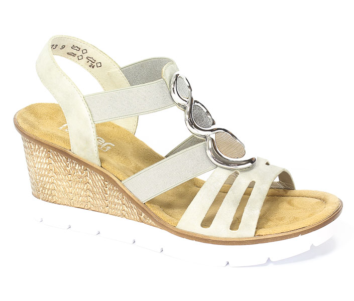 Sandały Rieker 65540-40 Grey