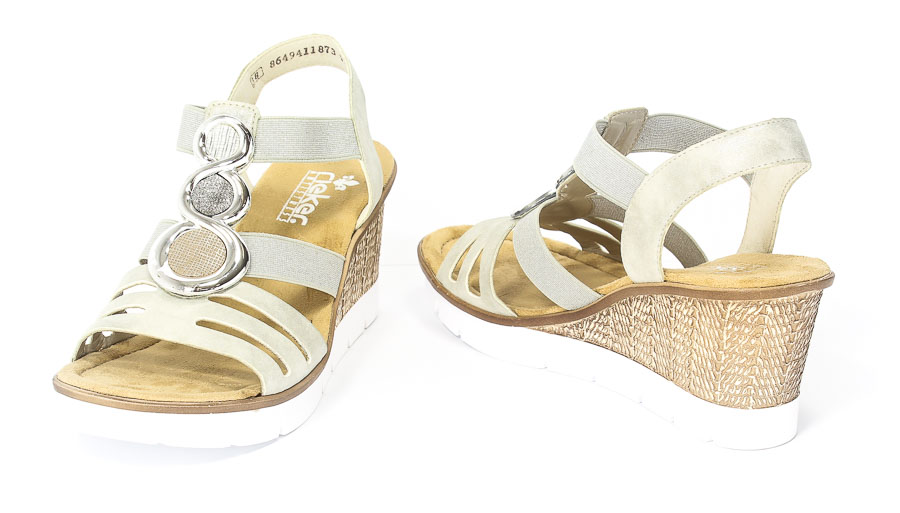 Sandały Rieker 65540-40 Grey