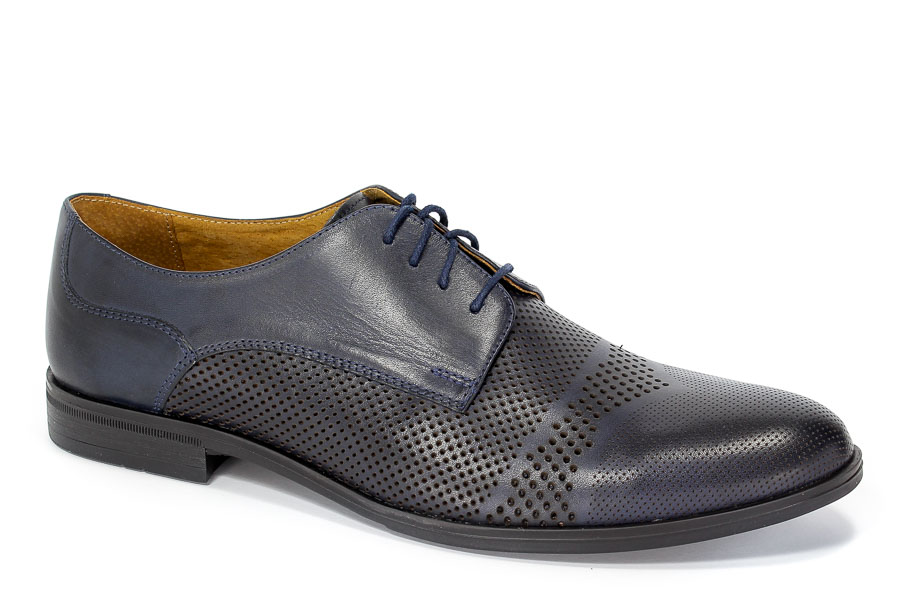 Półbuty Letnie Euro Moda ST 328/164L2/TR Granatowy