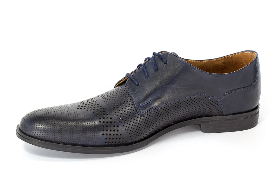 Półbuty Letnie Euro Moda ST 328/164L2/TR Granatowy