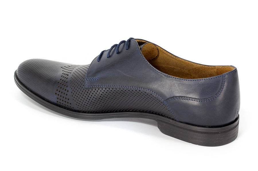 Półbuty Letnie Euro Moda ST 328/164L2/TR Granatowy