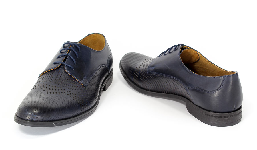 Półbuty Letnie Euro Moda ST 328/164L2/TR Granatowy