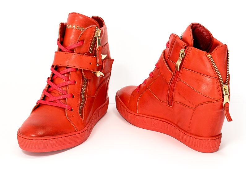 Sneakersy Carinii B3972-H54-000-000-B88 Czerwony