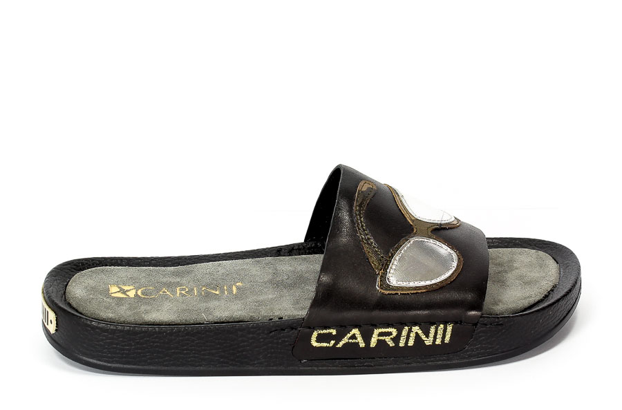 Klapki Carinii B3980/OP-G22-000-000-C37 Czarny