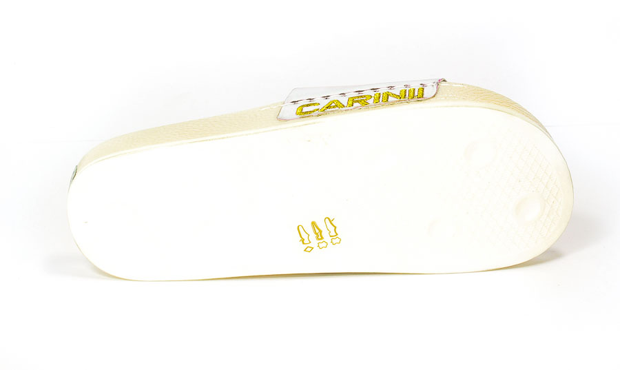 Klapki Carinii B3980/RT-611-000-000-C37 Srebrny