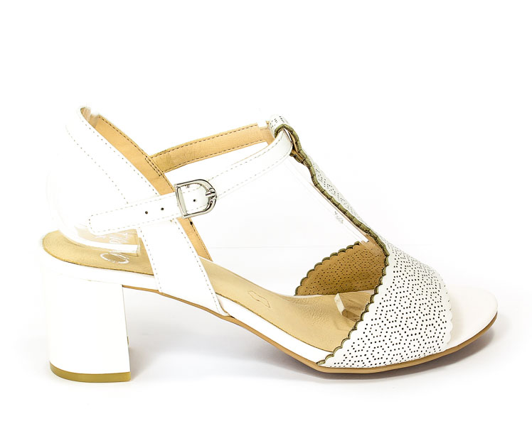 Sandały Caprice 9-28311-28 102 White Nappa