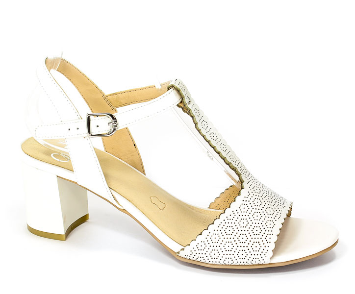 Sandały Caprice 9-28311-28 102 White Nappa