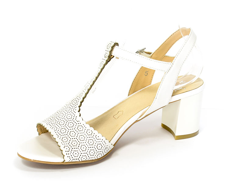 Sandały Caprice 9-28311-28 102 White Nappa