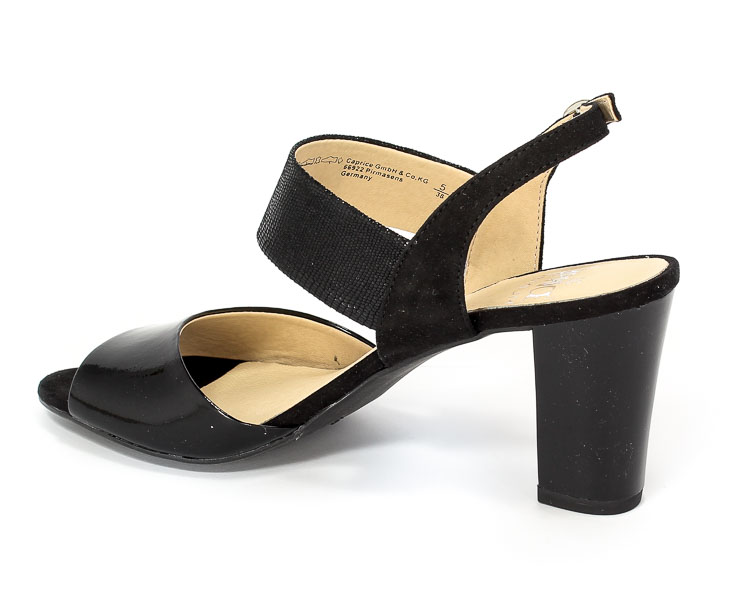 Sandały Caprice 9-28307-28 020 Black Rept Com