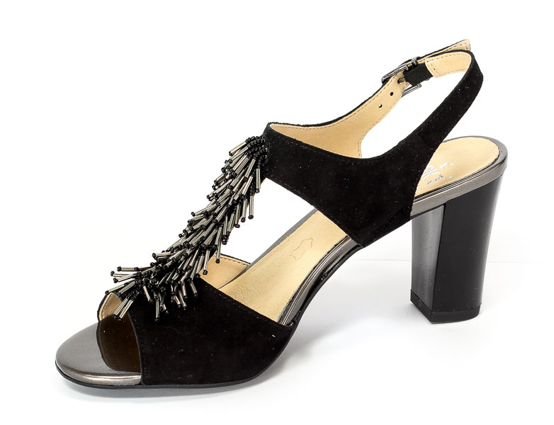 Sandały Caprice 9-28303-28 004 Black Suede